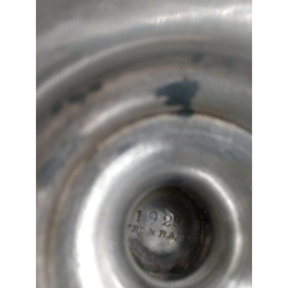 Antique Silver-Plated Cream Pitcher By Reed & Barton 1929 Engraved Design Ornate - Picture 6 of 7